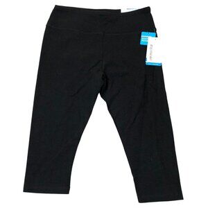 NWT Marika Womens Capri Leggings Large Black Carrie Butt Booster Shapewear Yoga